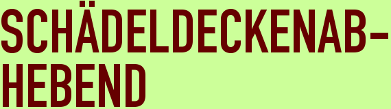 SCH�DELDECKENAB-<BR>HEBEND